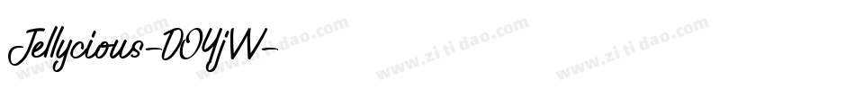 Jellycious-DOYjW字体转换