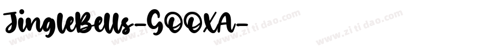 JingleBells-GOOXA字体转换