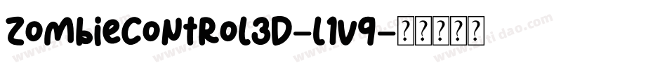 ZombieControl3D-l1vq字体转换