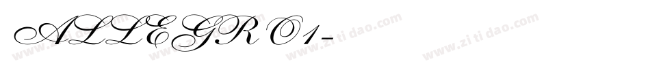 ALLEGRO1字体转换