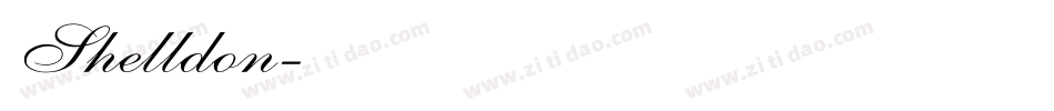 Shelldon字体转换