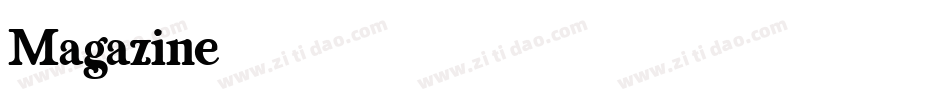 Magazine字体转换