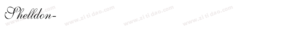 Shelldon字体转换
