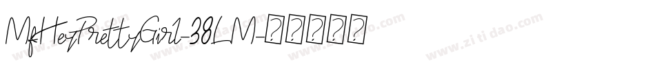 MfHeyPrettyGirl-38LM字体转换