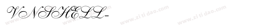 VNSHELL字体转换