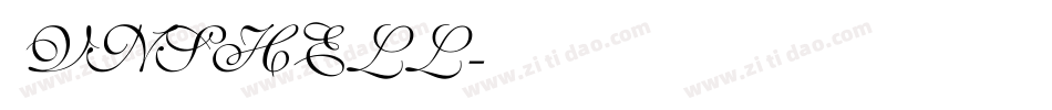 VNSHELL字体转换