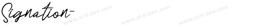 Signation字体转换