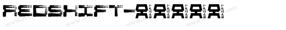 redshift字体转换