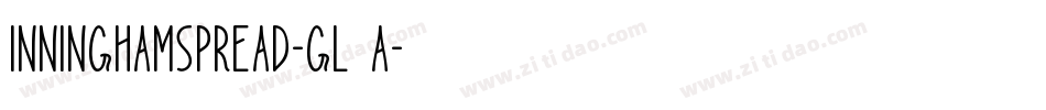 InninghamSpread-Gl5A字体转换