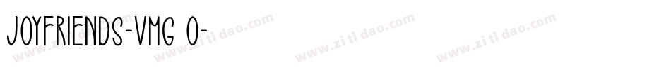 JoyFriends-vmg2O字体转换