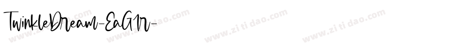 TwinkleDream-EaG1r字体转换