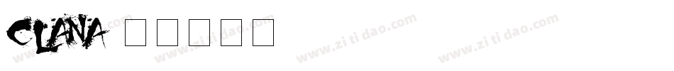 Clana字体转换