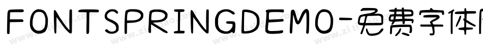 FONTSPRINGDEMO字体转换