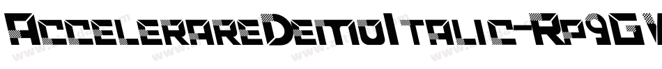 AccelerareDemoItalic-Rp9GV字体转换
