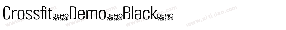 Crossfit-Demo-Black字体转换