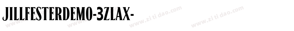 JillfesterDemo-3zlAX字体转换