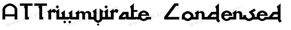 ATTriumvirate-Condensed字体转换