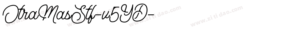 OtraMasStf-v5YD字体转换