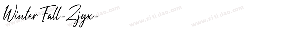 WinterFall-Zjyx字体转换