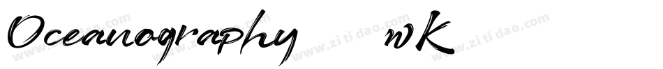 Oceanography-22wK字体转换