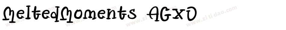 MeltedMoments-AGxD字体转换