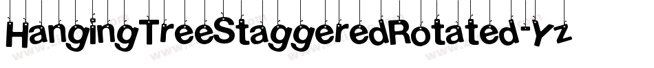 HangingTreeStaggeredRotated-YzzP2字体转换