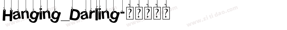 Hanging_Darling字体转换