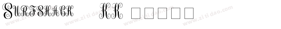 Surfshack-78KK字体转换