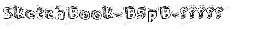 SketchBook-B5pB字体转换