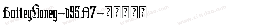 ButteyHoney-d95A7字体转换