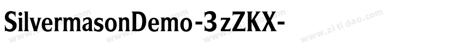 SilvermasonDemo-3zZKX字体转换