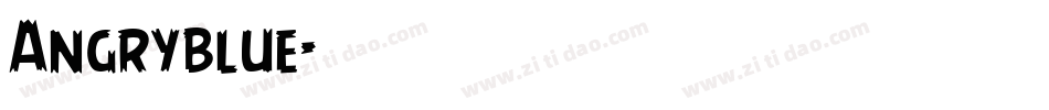 Angryblue字体转换