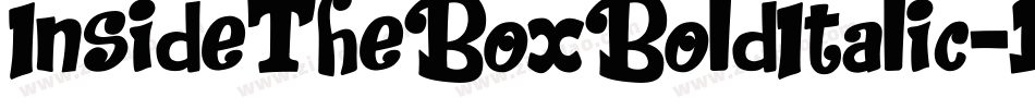 InsideTheBoxBoldItalic-RxLo字体转换