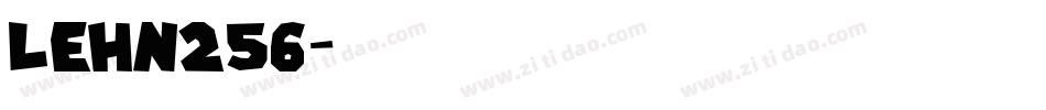 LEHN256字体转换