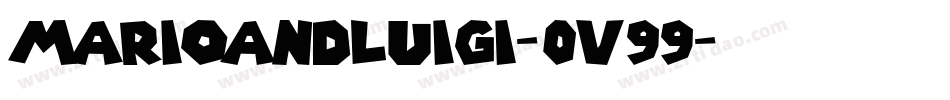 MarioAndLuigi-0v99字体转换