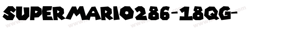 SuperMario286-18qg字体转换