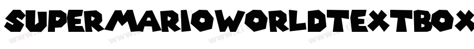 SuperMarioWorldTextBoxRegular-Y86j字体转换