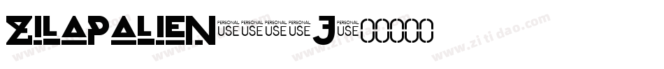 ZilapAlien-551j字体转换