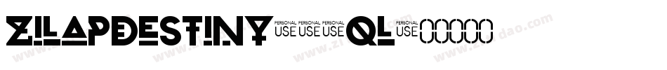 ZilapDestiny-17qL字体转换