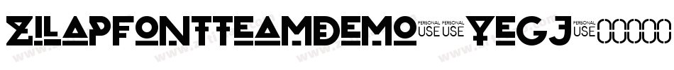 ZilapFontTeamDemo-9YEgj字体转换