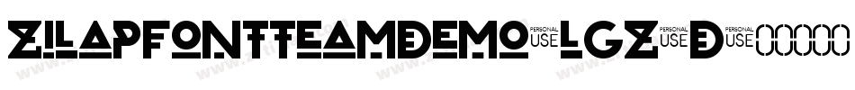 ZilapFontTeamDemo-lgZ2D字体转换