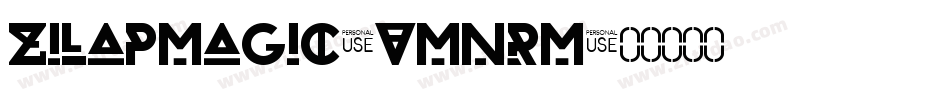 ZilapMagic-vmnRM字体转换