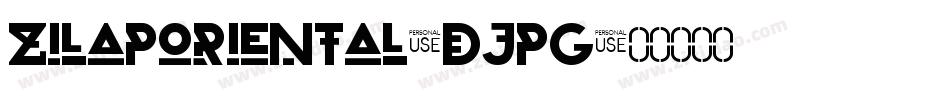 ZilapOriental-dJPg字体转换