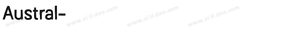 Austral字体转换