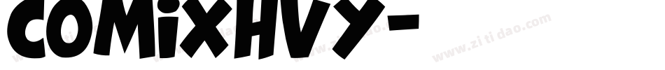 COMIXHVY字体转换
