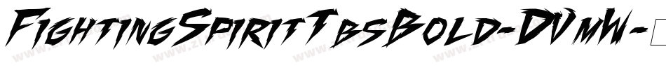 FightingSpiritTbsBold-DVmW字体转换