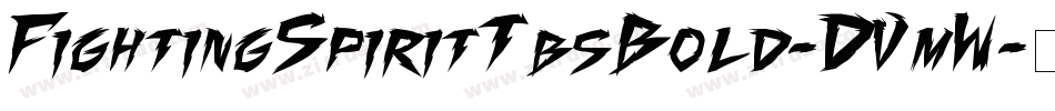 FightingSpiritTbsBold-DVmW字体转换