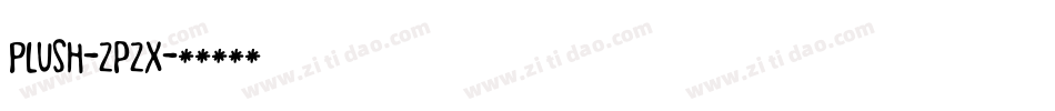 Plush-ZpZx字体转换