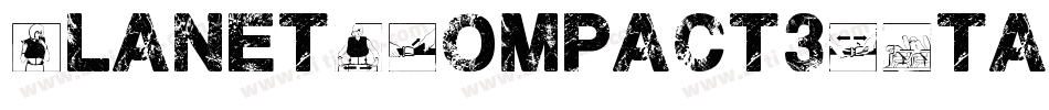 PlanetNCompact3DItalic-5exj字体转换