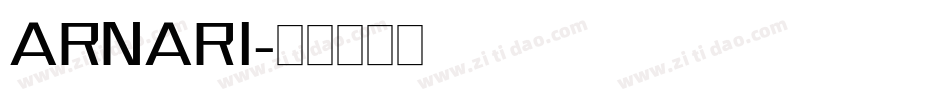 ARNARI字体转换